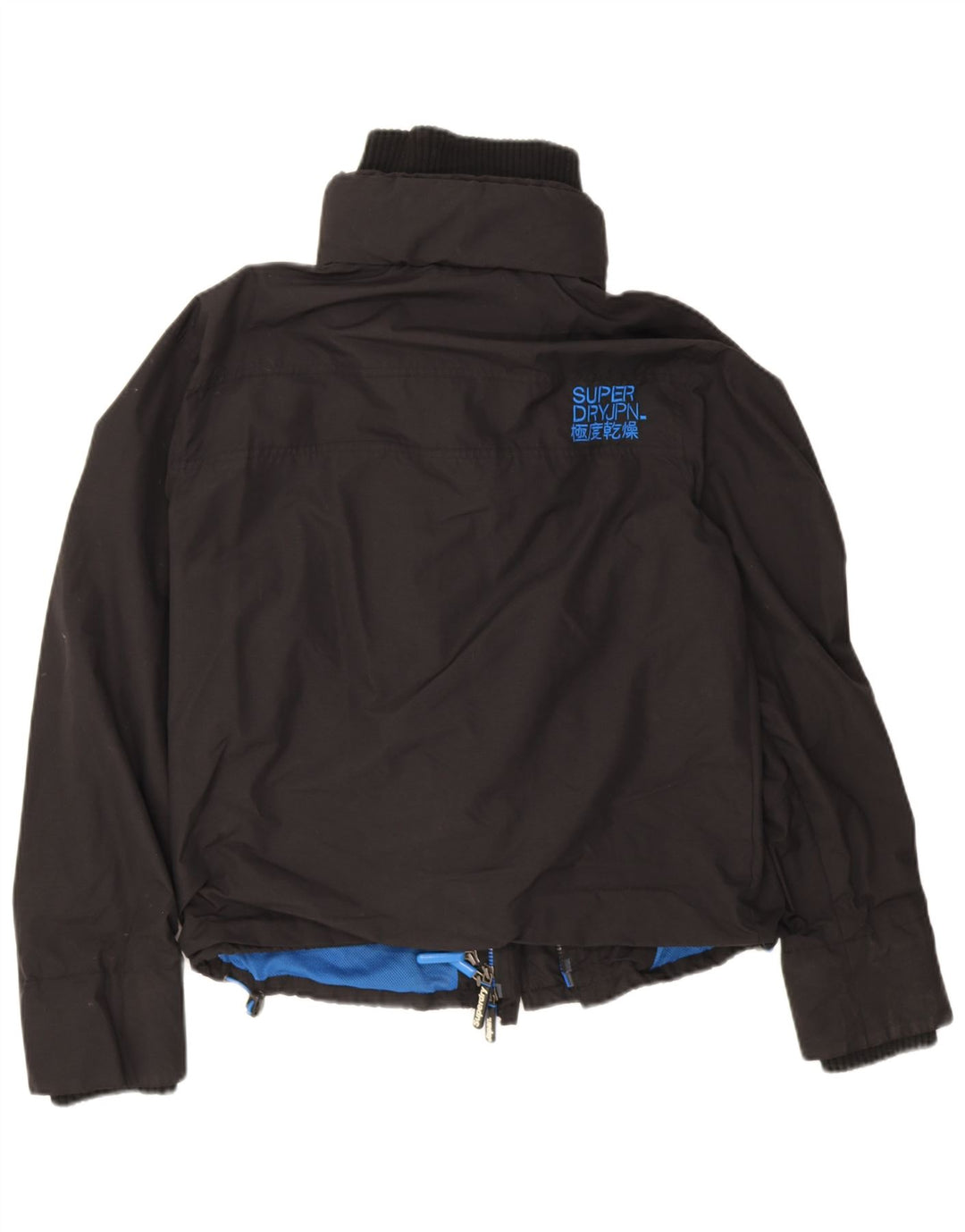 Superdry ženska bomber jakna UK 18 XL crni najlon