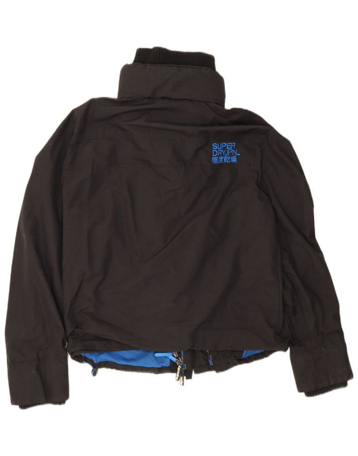 Superdry ženska bomber jakna UK 18 XL crni najlon
