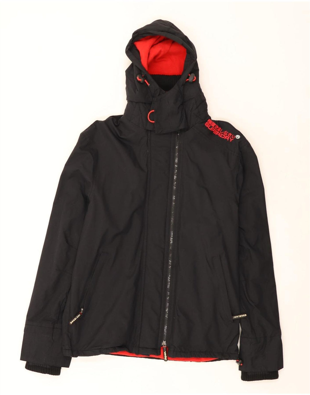 Superdry ženska vjetrovka s grafičkim motivima UK 14 srednje crna