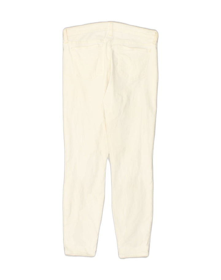 J. CREW Womens Toothpick Slim Jeans W30 L29 White Cotton | Vintage J. Crew | Thrift | Second-Hand J. Crew | Used Clothing | Messina Hembry 