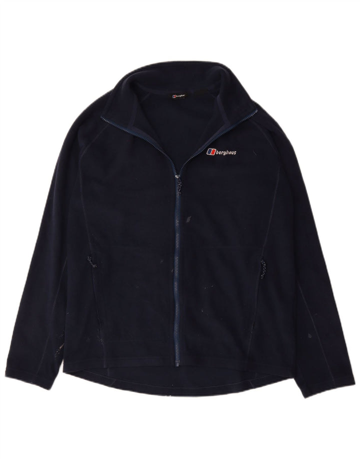 Berghaus muška jakna od flisa UK 40 veliki tamnoplavi poliester