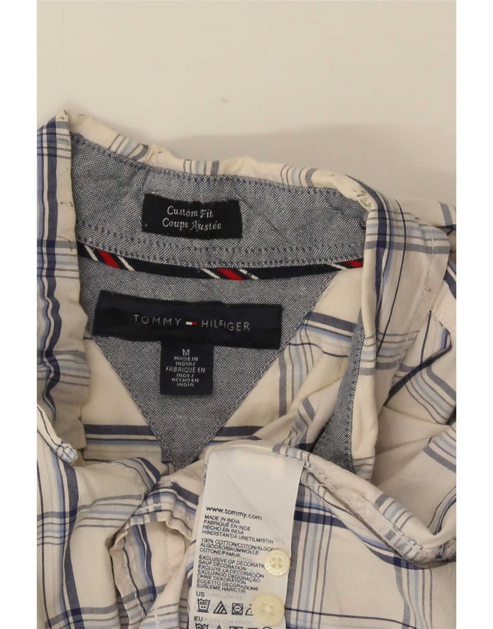 Tommy Hilfiger muška košulja kratkih rukava prilagođenog kroja, srednji bijeli karirani pamuk