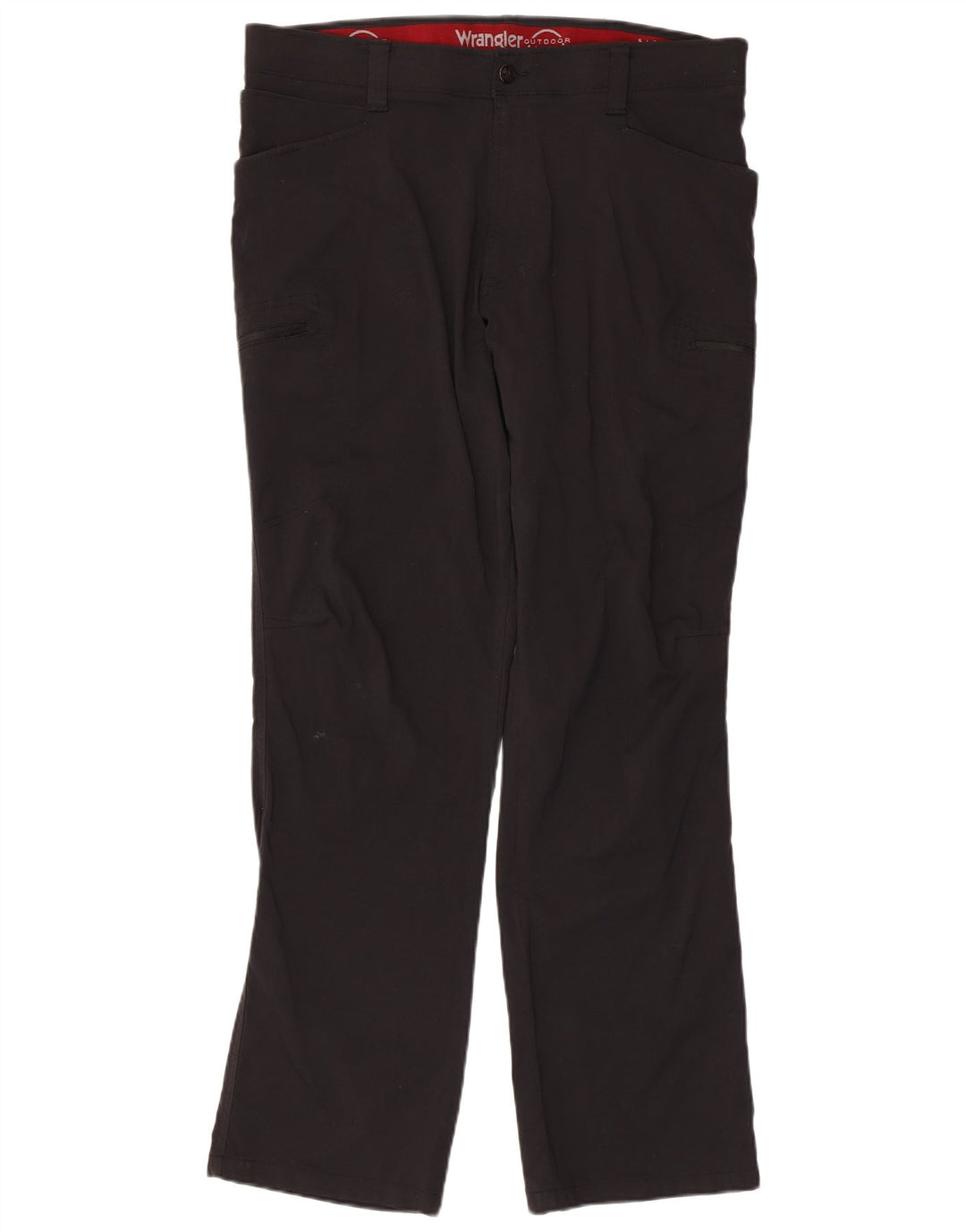 WRANGLER Muške ravne kargo hlače W36 L32 crni najlon