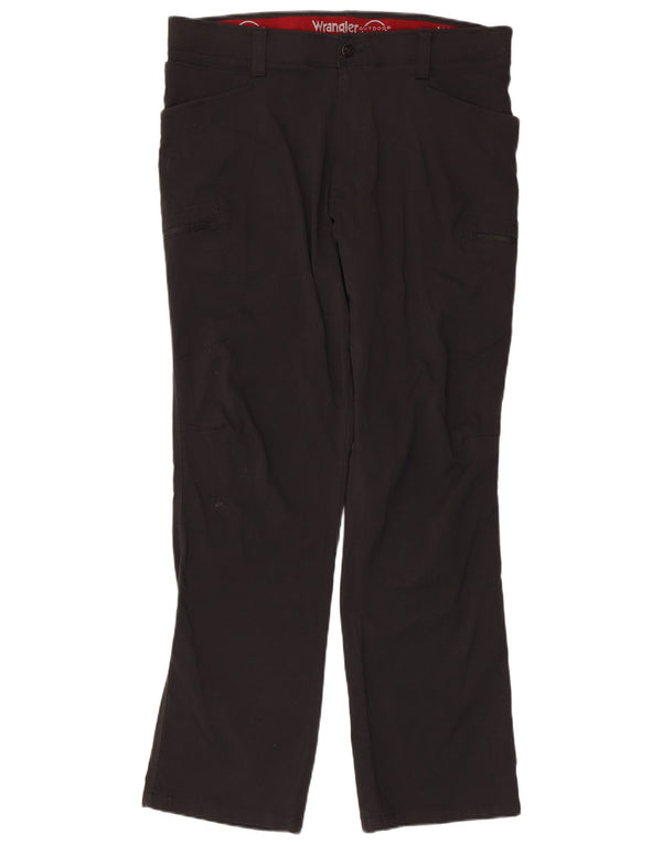 WRANGLER Muške ravne kargo hlače W36 L32 crni najlon