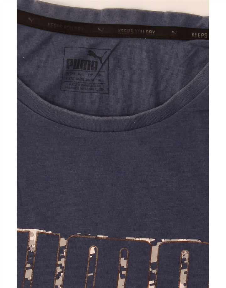 Puma muška majica s grafičkim motivima XL tamnoplava