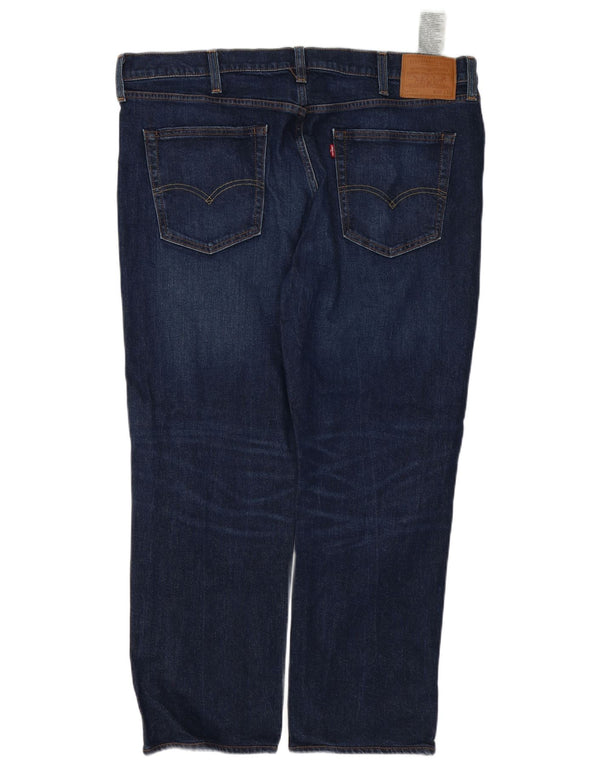 Levi's muške 514 ravne traperice W40 L30 tamnoplavi pamuk