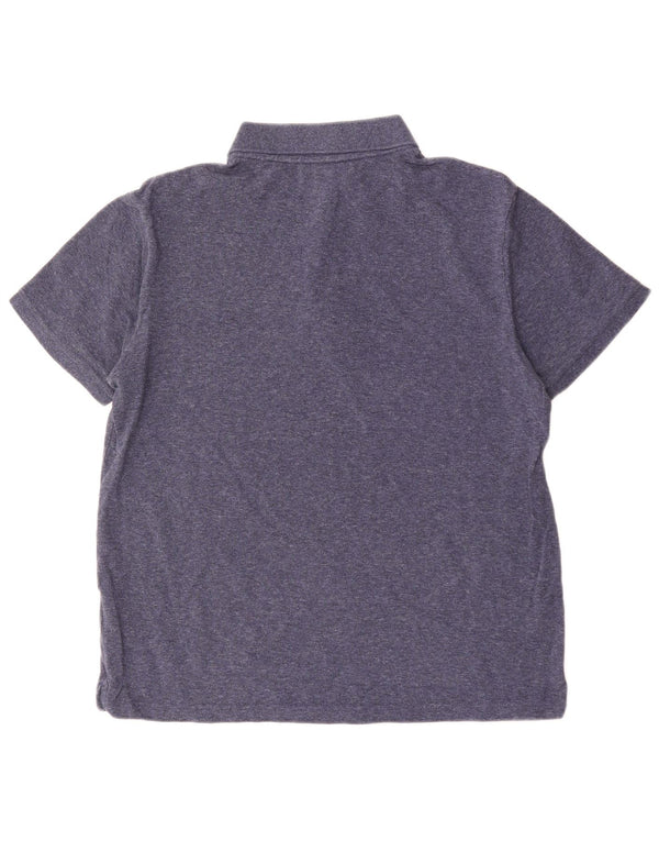 LACOSTE muška uska polo majica veličina 6 XL tamnoplavi flekasti pamuk