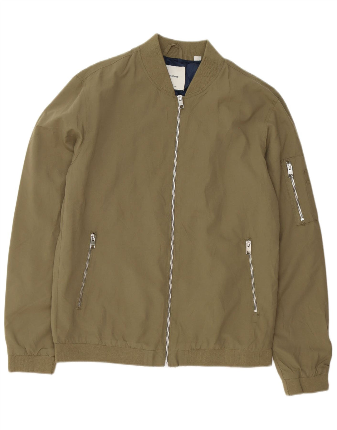 Jack & Jones muška bomber jakna UK 40 veliki kaki poliester