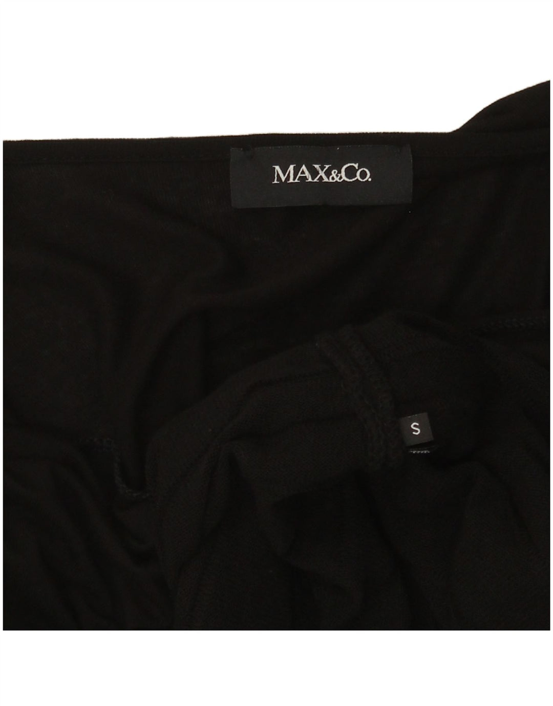 Max & Co. Ženska duga haljina s 3/4 rukavima UK 8 Mala crna