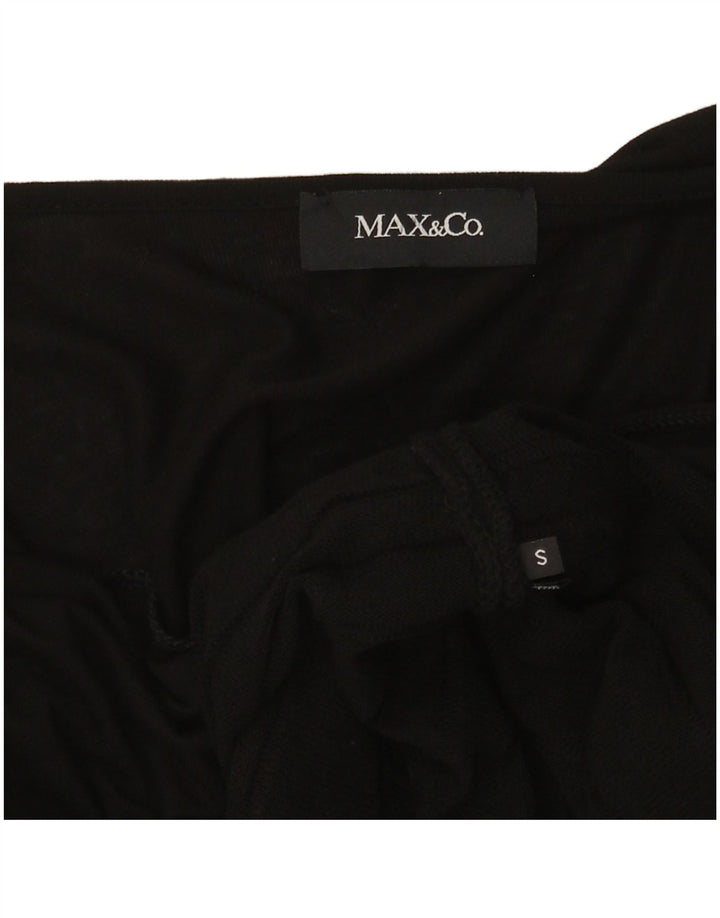 Max & Co. Ženska duga haljina s 3/4 rukavima UK 8 Mala crna