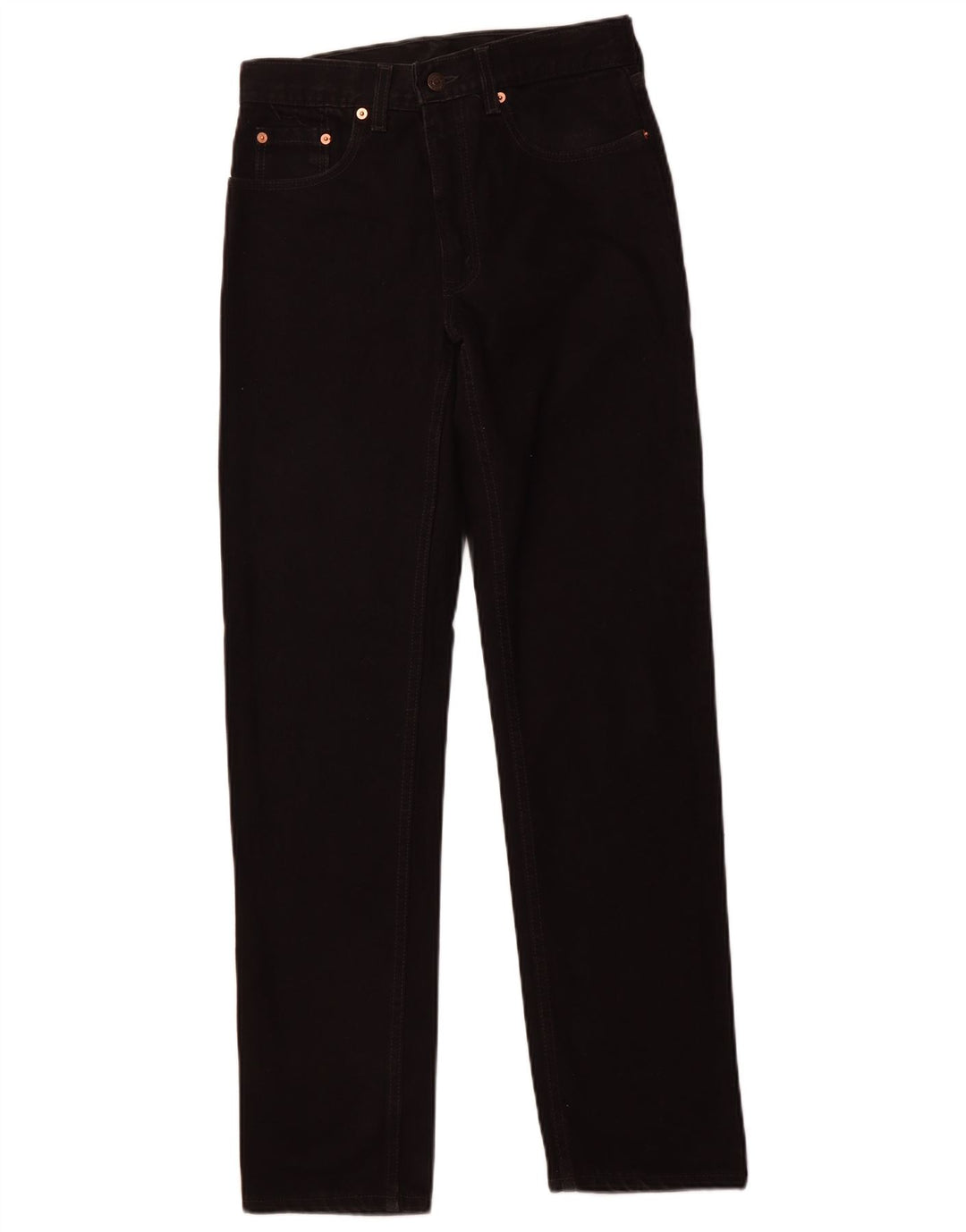 LEVI'S muške ravne traperice W30 L32 crni pamuk