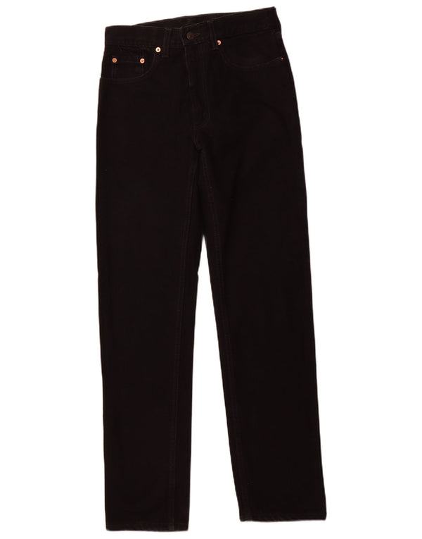 LEVI'S muške ravne traperice W30 L32 crni pamuk