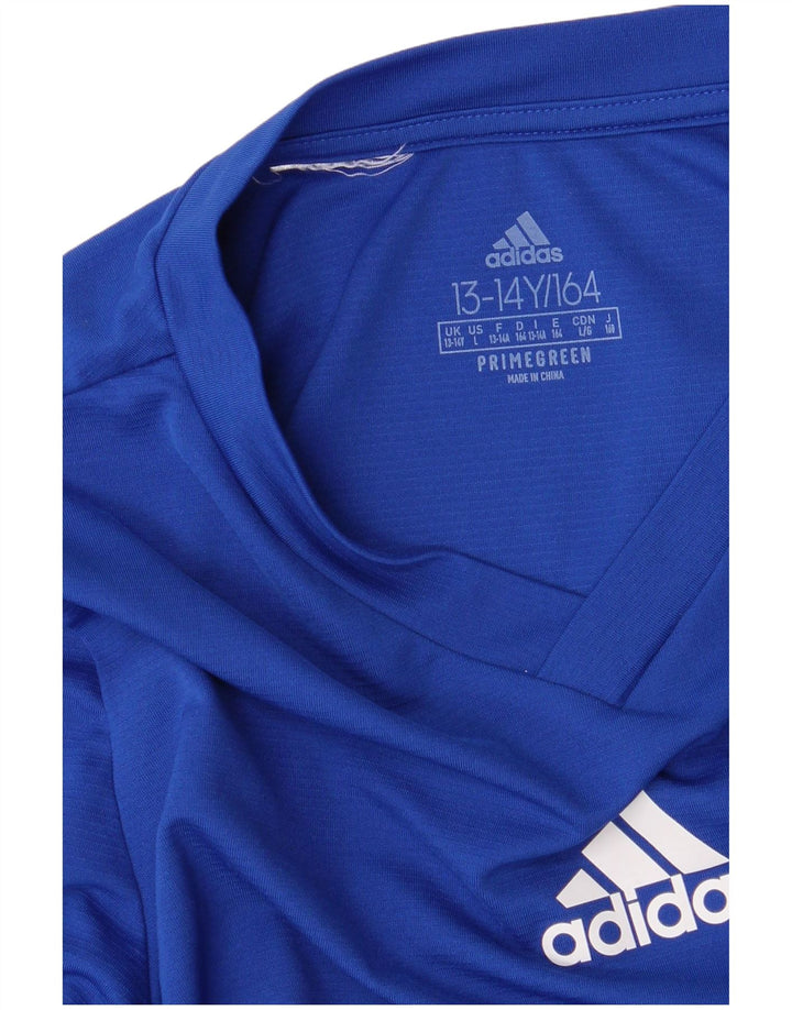 Adidas Boys Aeroready majica dugih rukava 13-14 godina plava