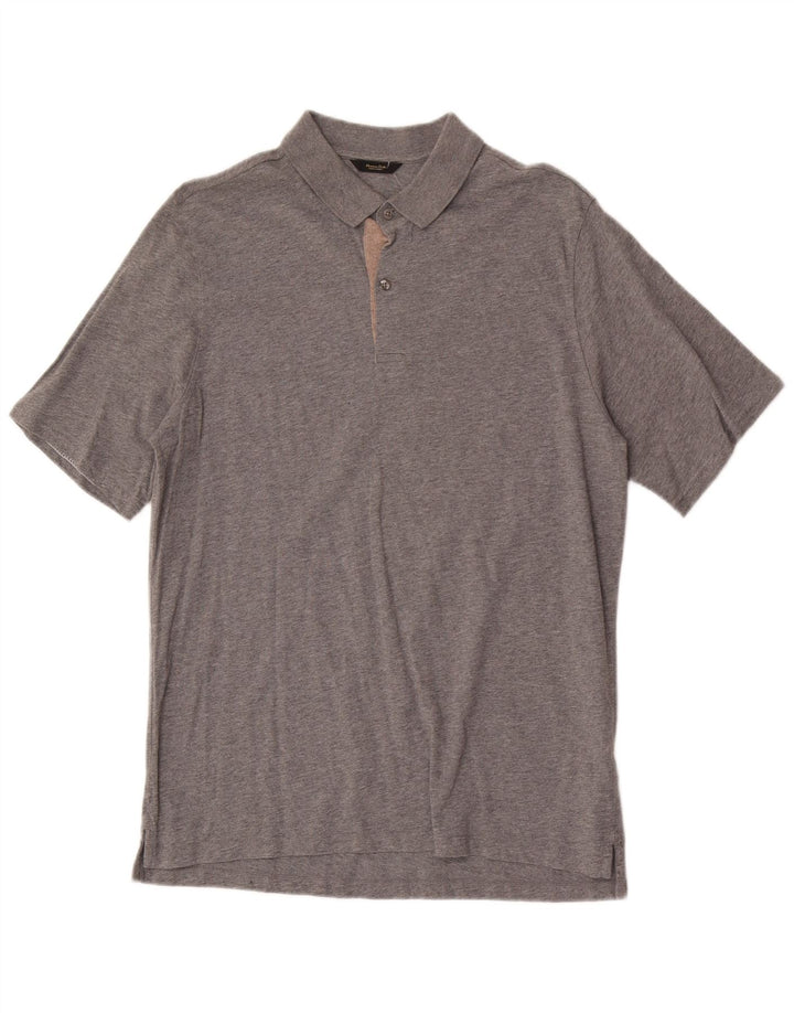 Massimo Dutti muška polo majica velika siva pamuk