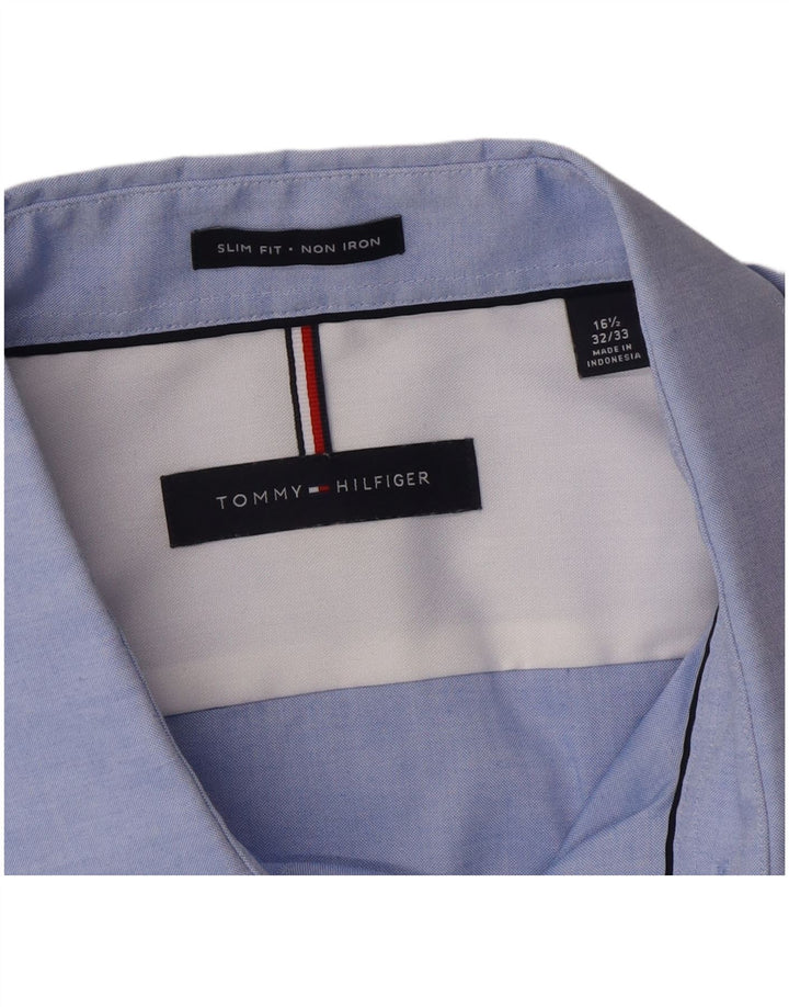 Tommy Hilfiger muška uska košulja veličine 16 velika plava
