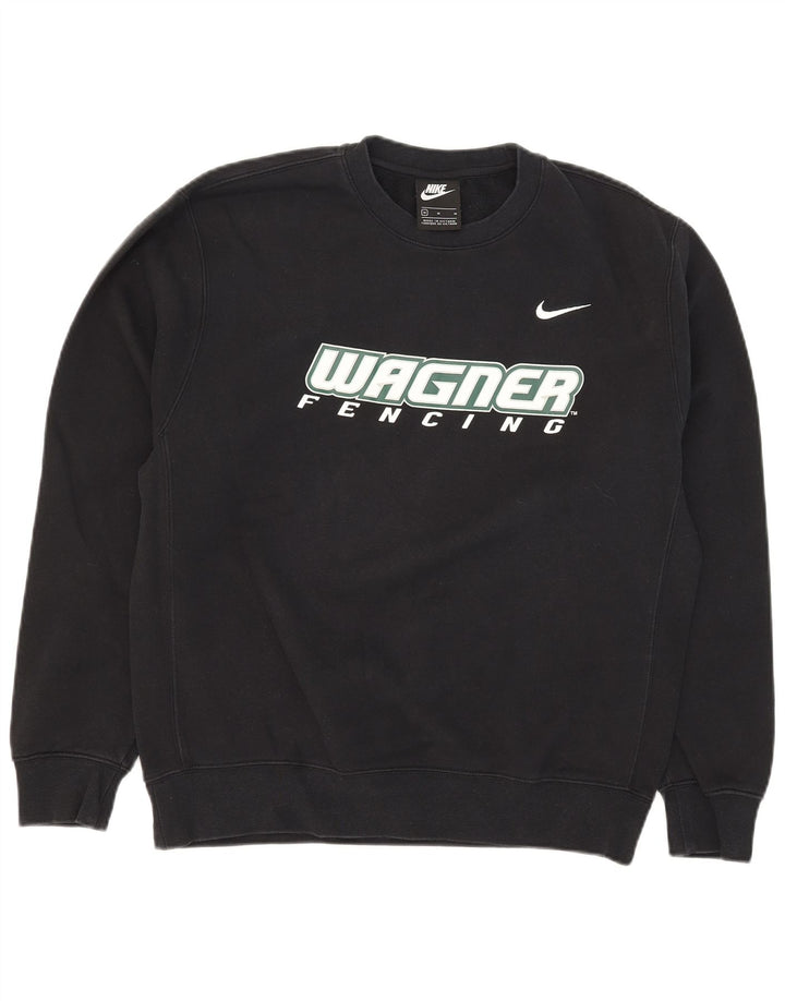 Nike muška trenirka s grafičkim motivima Srednji crni pamuk