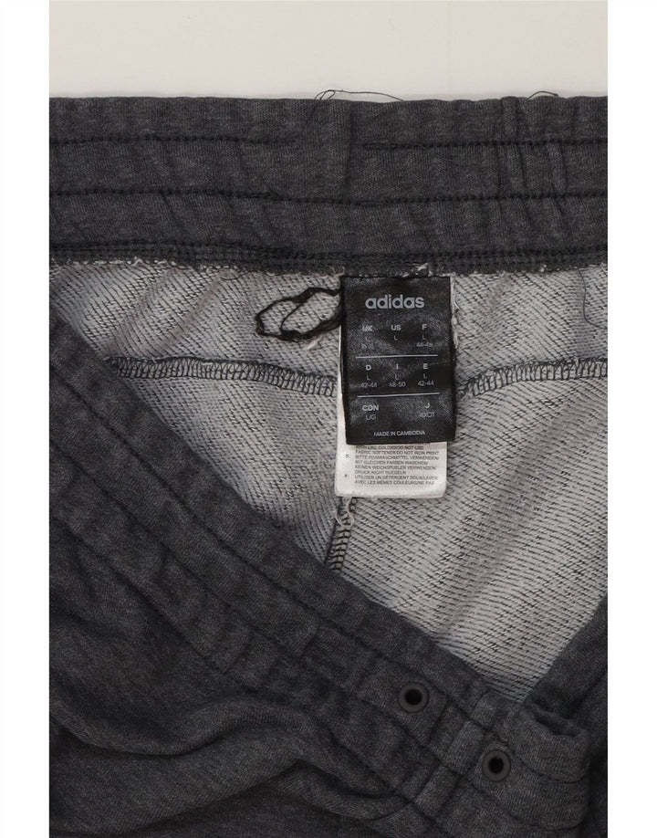 ADIDAS Ženska trenirka Hlače Joggers UK 16/18 Large Grey Flected