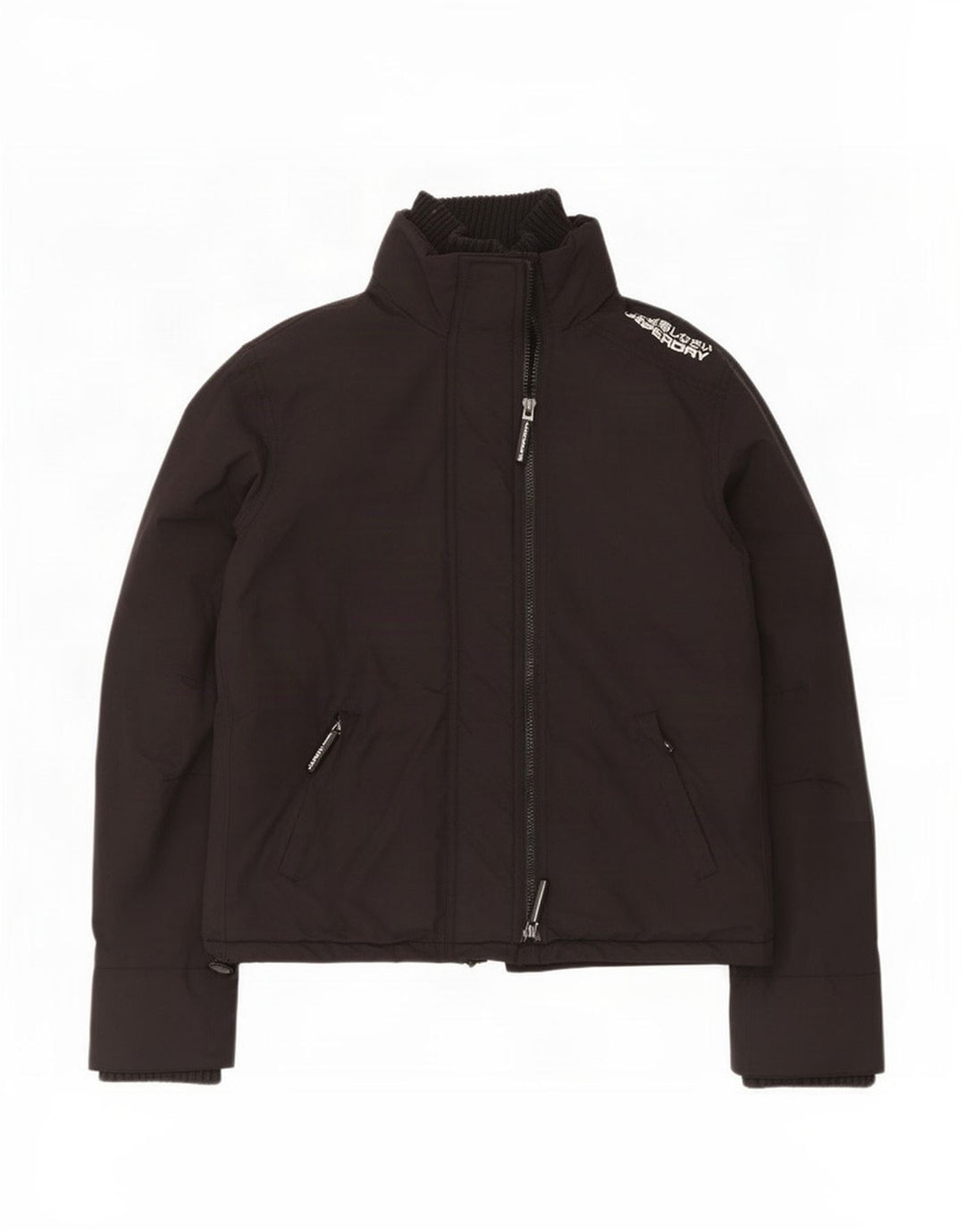 Superdry ženska kišna jakna UK 18 XL crni najlon