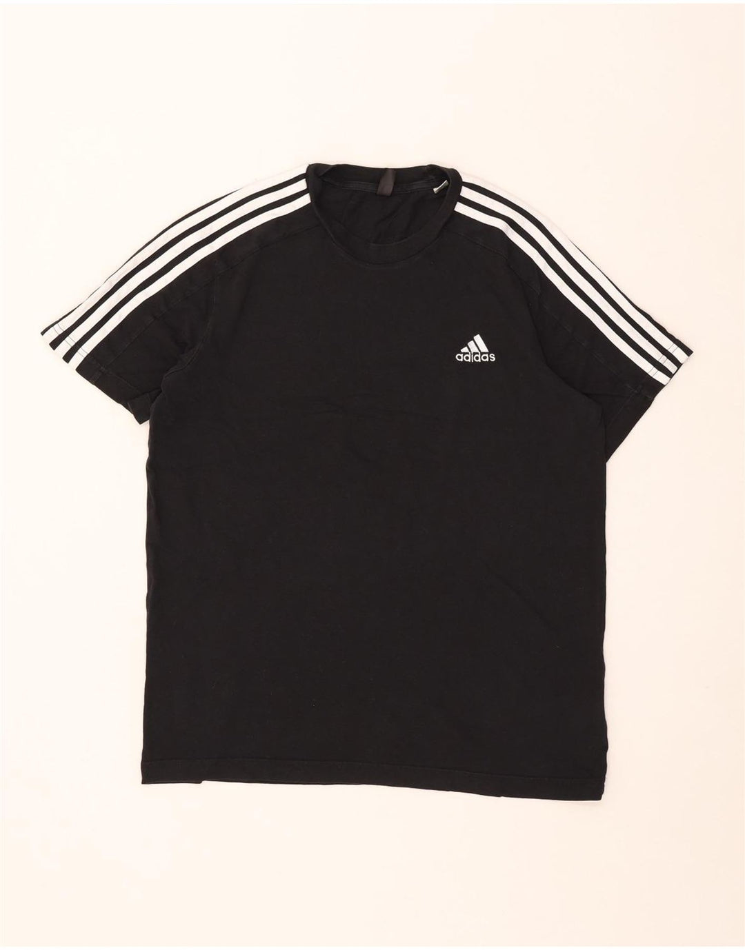 Adidas muška majica kratkih rukava Srednji crni pamuk