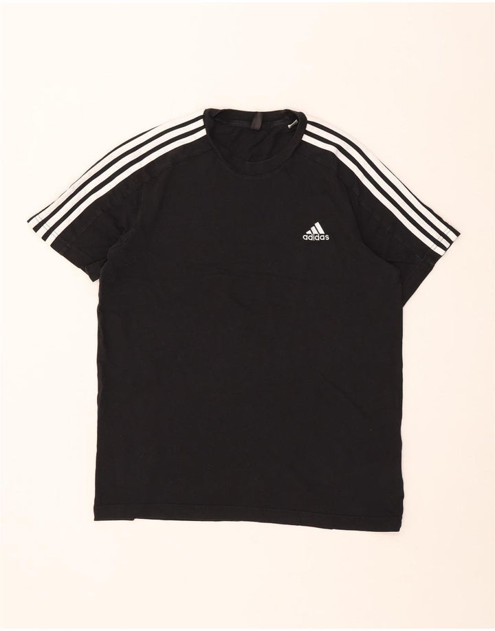 Adidas muška majica kratkih rukava Srednji crni pamuk
