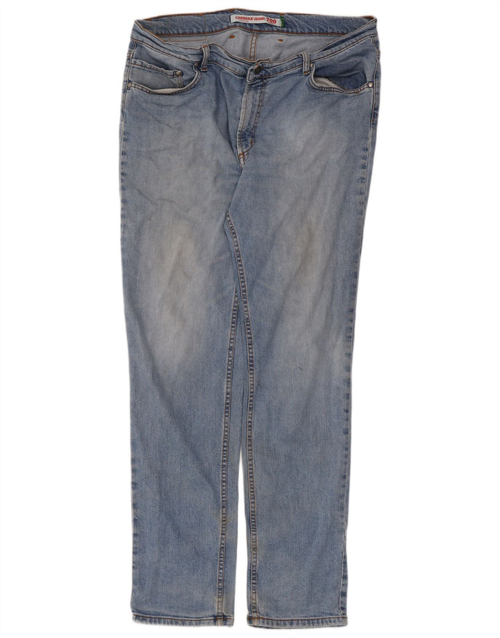 Carrera Mens 700 Straight Jeans W40 L33 Plavi pamuk