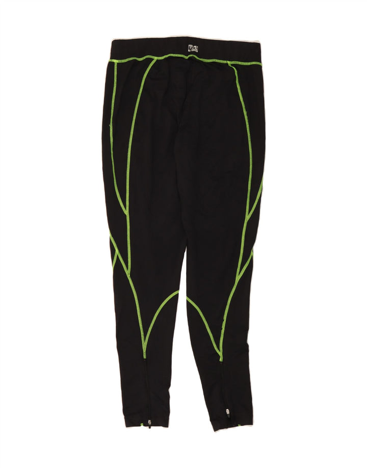 FILA Womens Leggings UK 16 Large Black Vintage Fila and Second-Hand Fila from Messina Hembry 