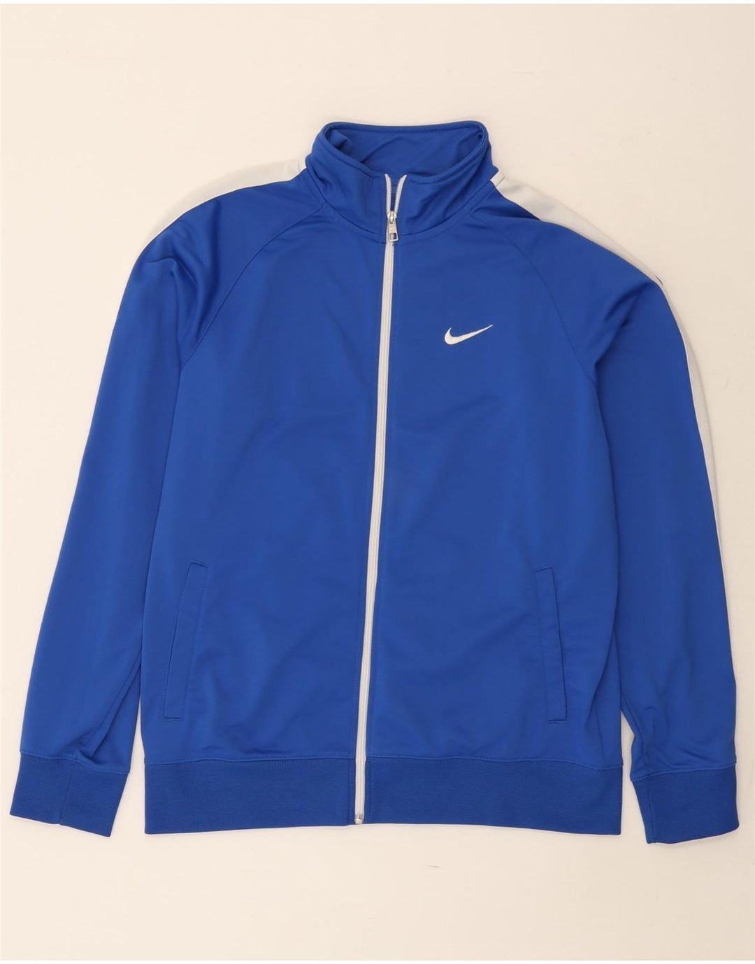 Nike muška gornja jakna trenirke Large Blue Colourblock poliester
