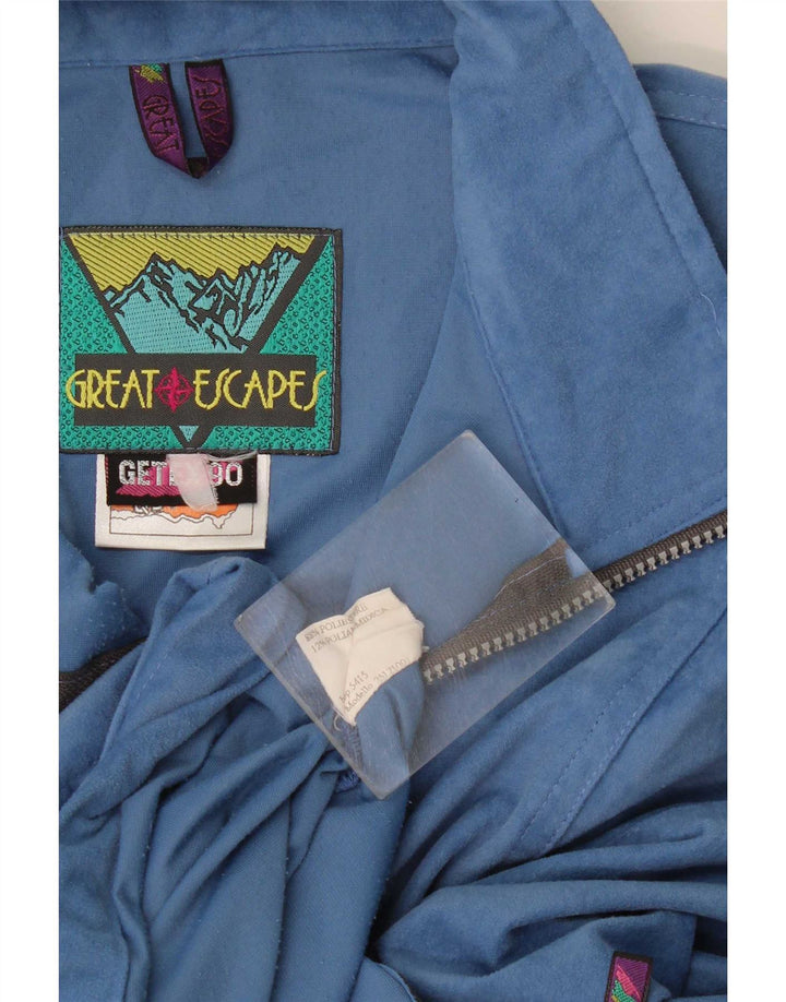Great Escapes muška gornja jakna od trenirke od velura XL plavi poliester
