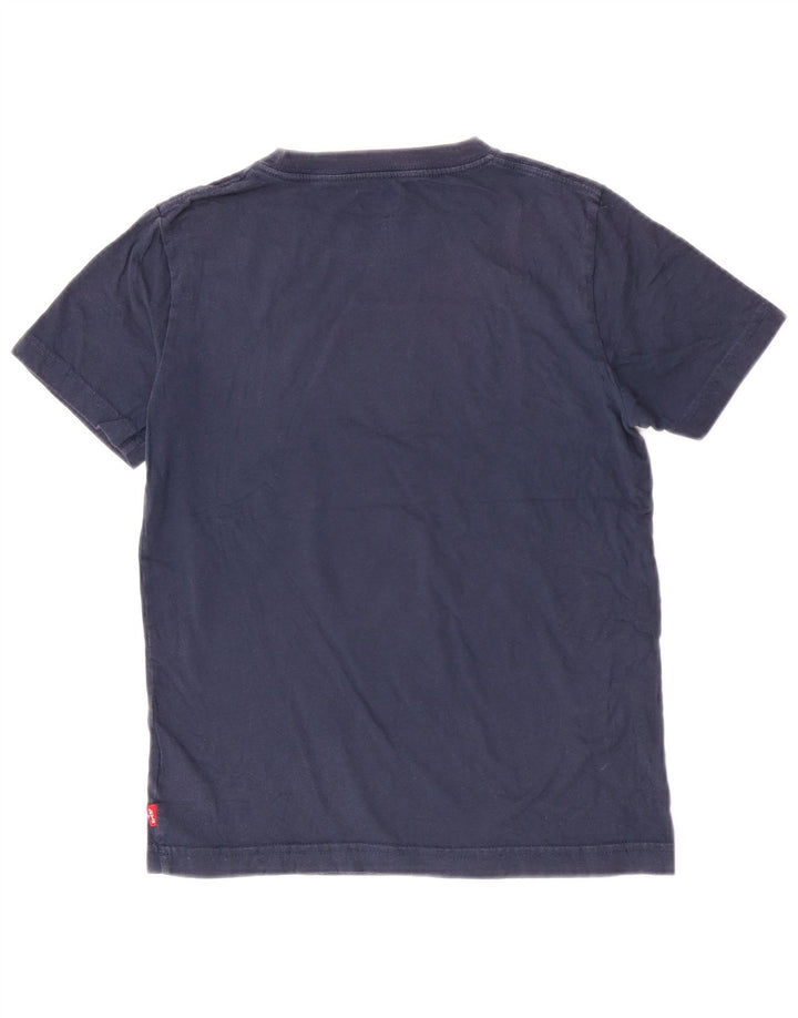 Levi's Boys Regular Graphic T-Shirt Top 9-10 Years Mornarsko plavi pamuk