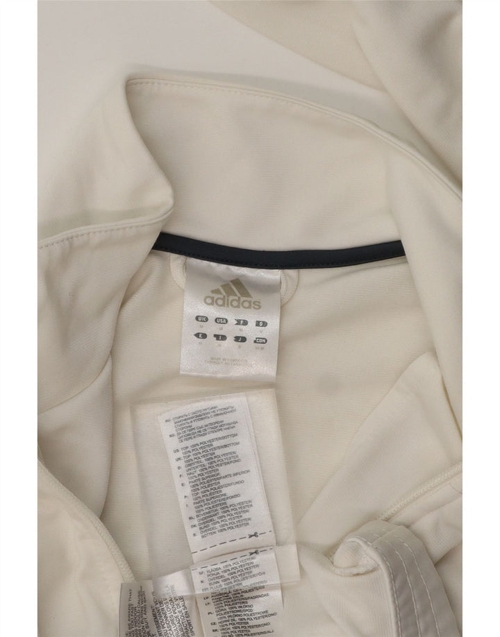 ADIDAS muška gornja jakna trenirke srednje bijele boje od poliestera