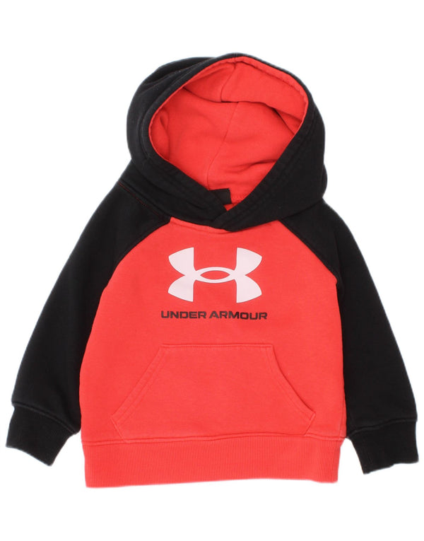 Under Armour majica s kapuljačom s kapuljačom za dječake 9-12 mjeseci, crvena boja