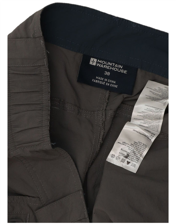 Mountain Warehouse muške ravne kargo hlače W38 L34 sivi najlon