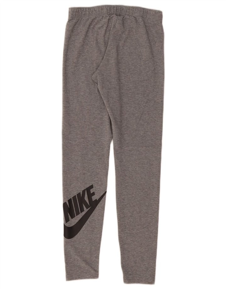 Nike ženske grafičke tajice UK 12 srednje sive pjegavi pamuk