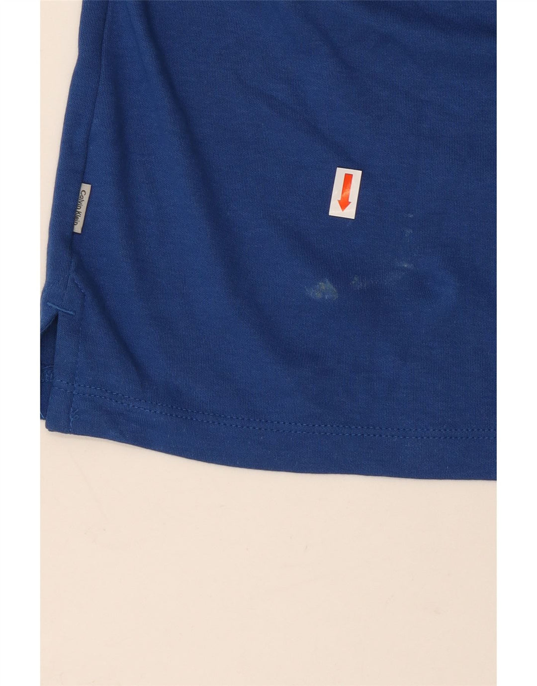 CALVIN KLEIN Muška polo majica Large Blue Pamuk