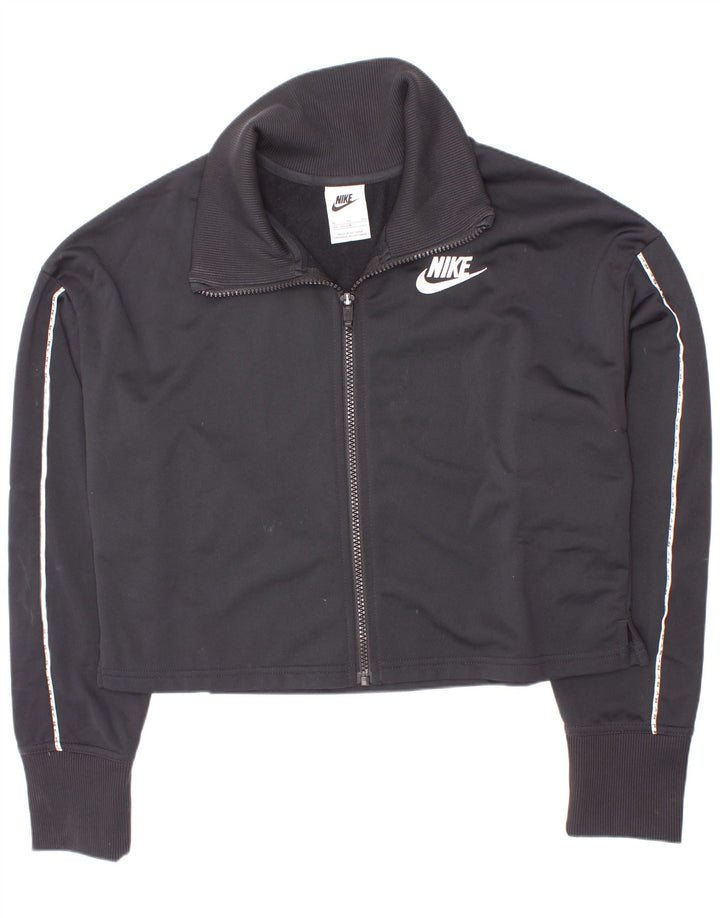 Nike Gornja jakna trenirke za djevojčice 13-14 godina XL crni poliester