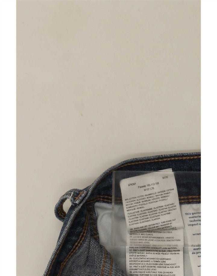 Wrangler muške obične ravne traperice W42 L27 plavi pamuk