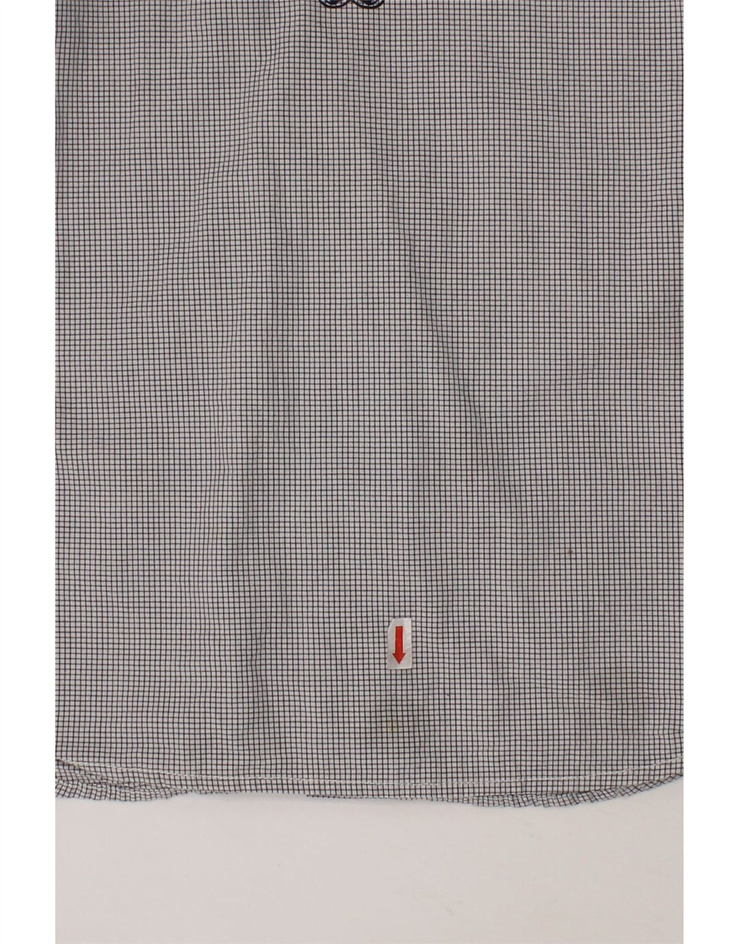 VINTAGE Boys Graphic Shirt 9-10 Years Grey Gingham Cotton Vintage Vintage and Second-Hand Vintage from Messina Hembry 