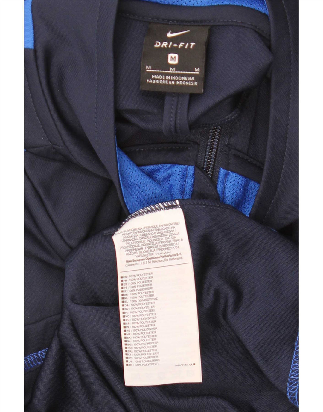 Nike Dri Fit Graphic gornja jakna srednje plave boje