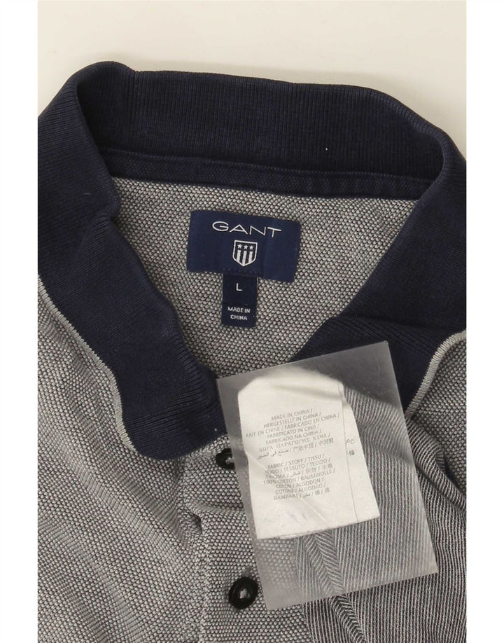 Gant muška polo majica veliki sivi pamuk
