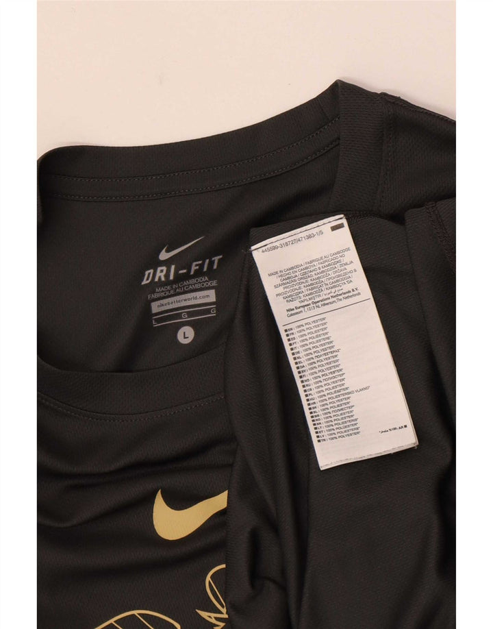 Nike Dri Fit majica kratkih rukava velika siva poliesterska majica