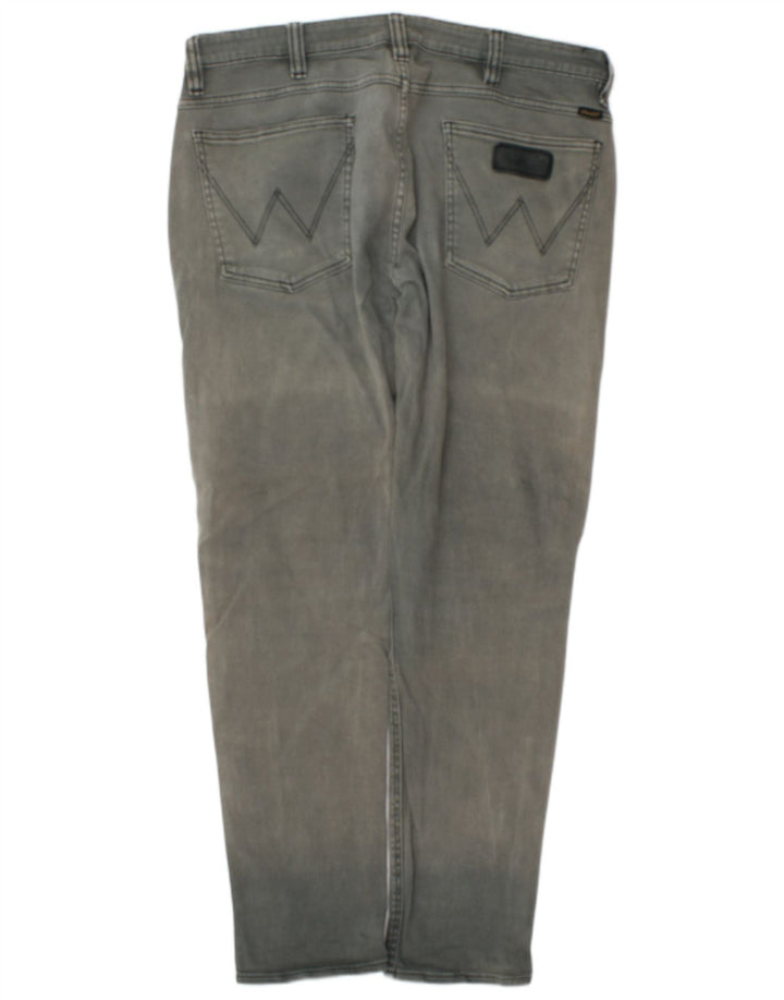 Wrangler muške sužene traperice W36 L30 sivi pamuk