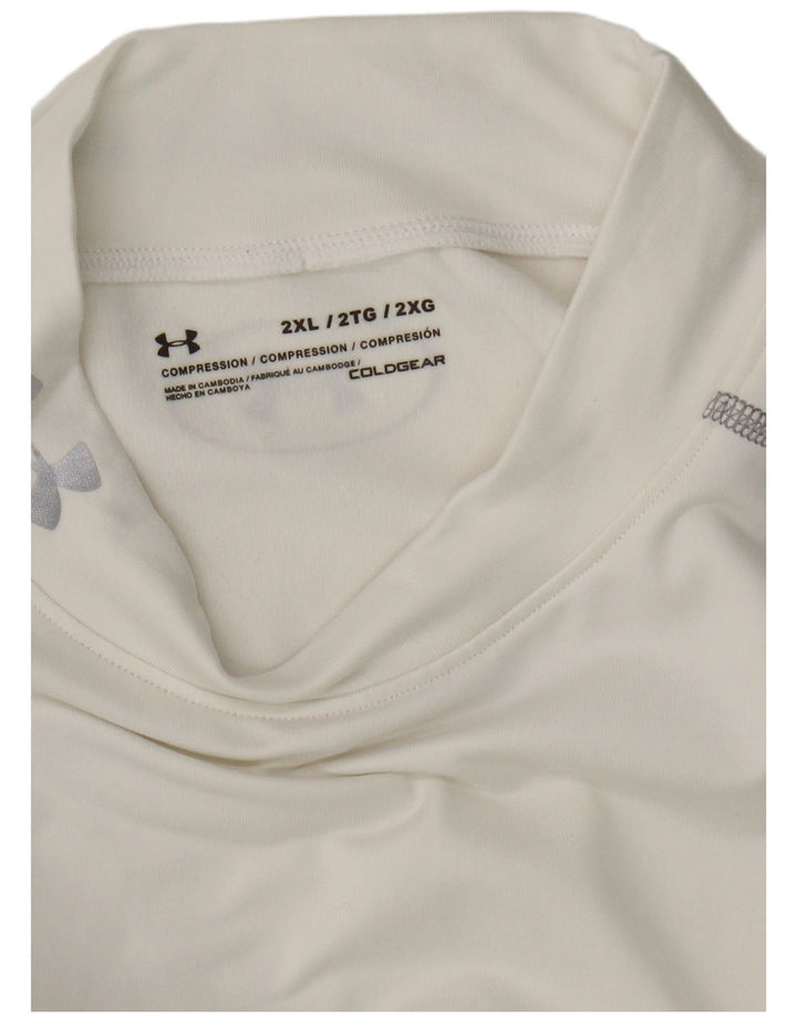 Under Armour muška majica Cold Gear dugih rukava 2XL bijela