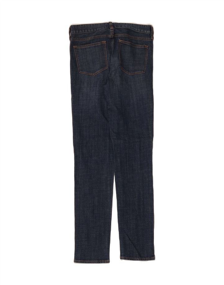 J. CREW Womens Stretch Slim Jeans W25 L31 Navy Blue Cotton Vintage J. Crew and Second-Hand J. Crew from Messina Hembry 