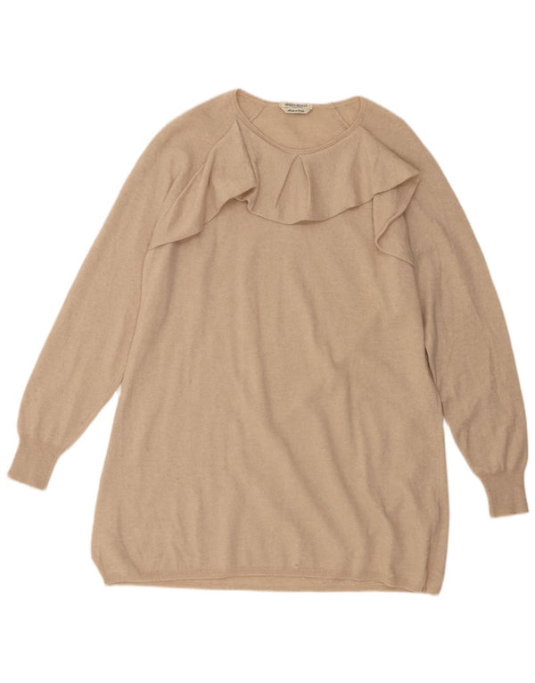 Marina Rinaldi, ženski džemper s dugačkim veznim izrezom UK 14 Srednje bež