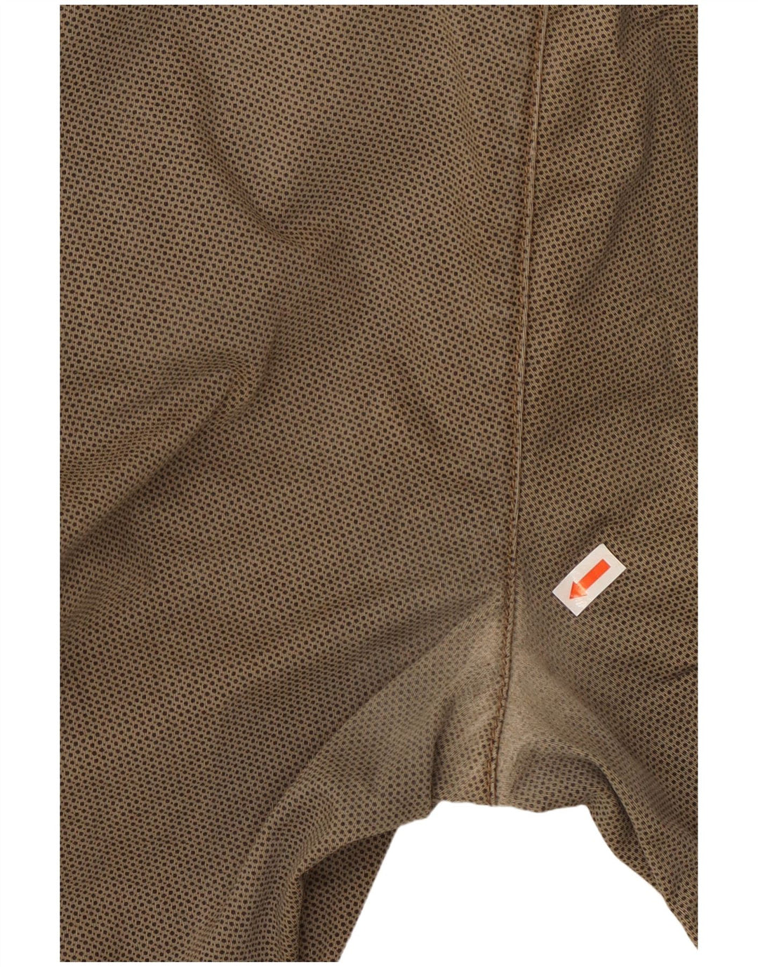 TOMMY HILFIGER Muške ravne chino hlače W34 L29 Smeđi pamuk na točkice