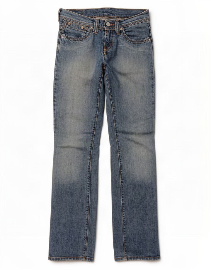 Levi's ženske ravne traperice W28 L32 plavi pamuk