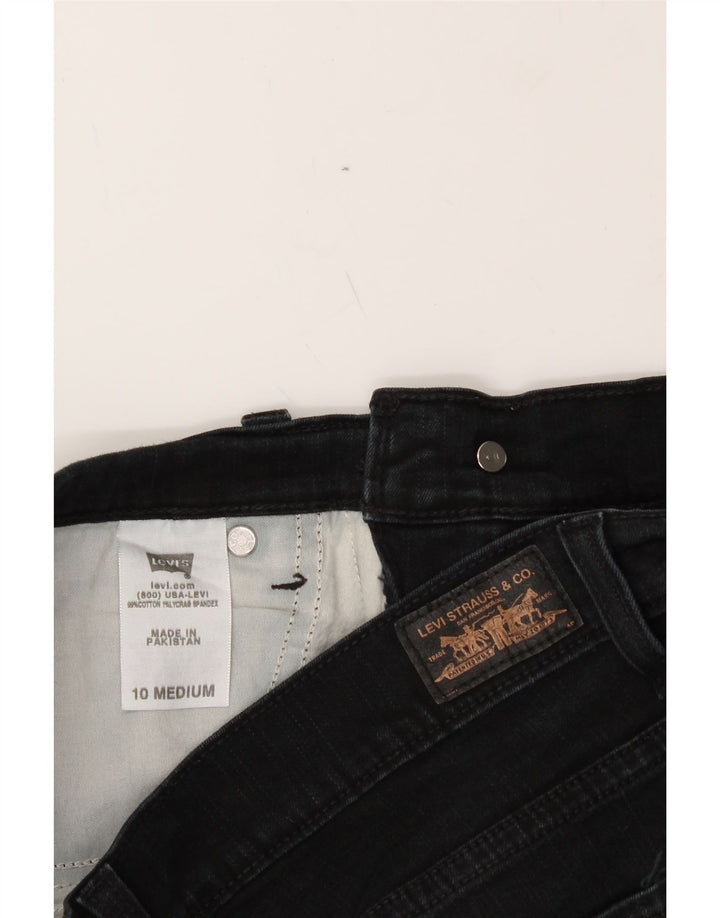 LEVI'S Womens 512 High Rise Bootcut Jeans US 10 Large W27 L30 Black Vintage Levi's and Second-Hand Levi's from Messina Hembry 