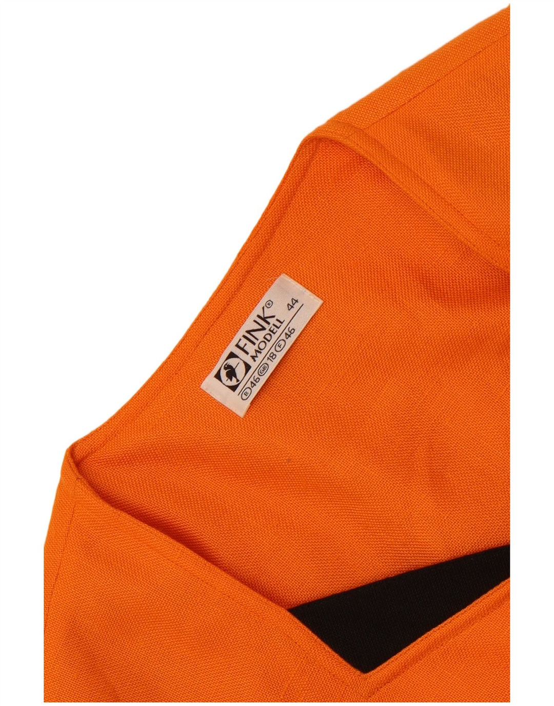 Fink Modell Ženska jakna sako s 5 gumba UK 18 XL narančaste boje