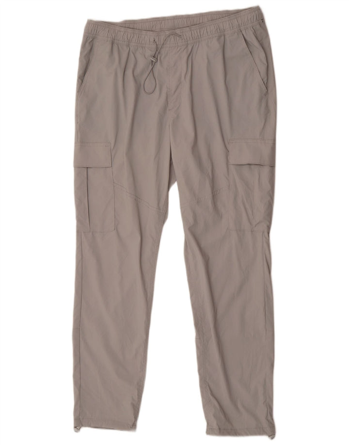 Jack & Jones muške kargo trenirke XL sivi najlon