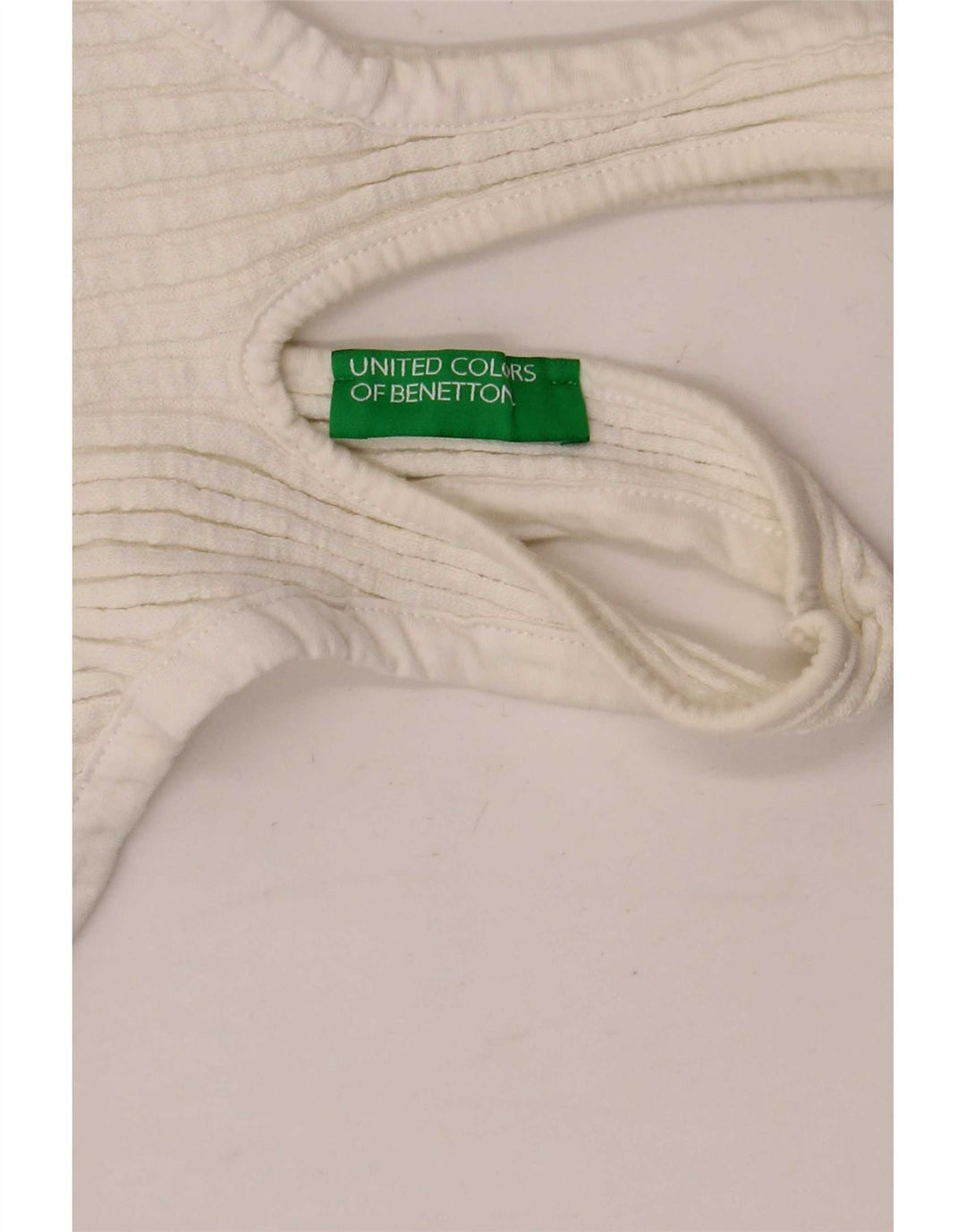Benetton ženski Cami Top UK 6 XS bijeli